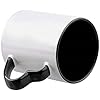 A. Mug - Black Inner with Heart Handle
