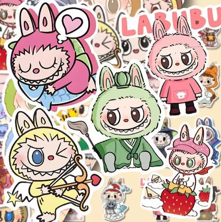 Z. Monster Cartoon Stickers (Matte Finish)