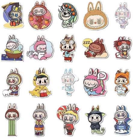 Z. Monster Cartoon Stickers (Matte Finish)