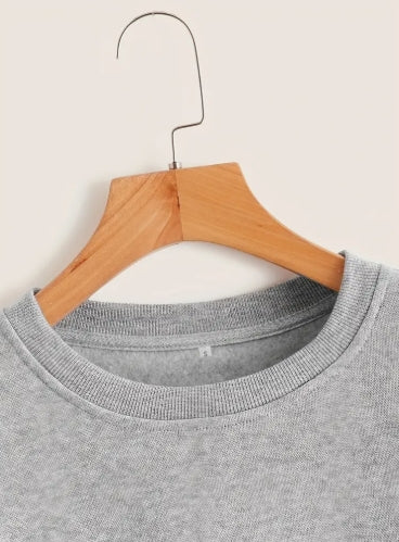 C. Pullover Solid Color Sweatshirts (Women's)